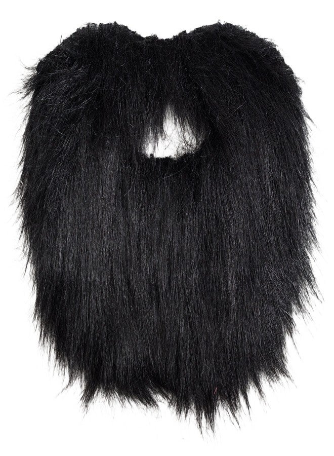 Empire Magic Lumberjack Mountain Man Black Halloween Synthetic Fiber Beard & Moustache Set, For Adult, One Size - Image 2